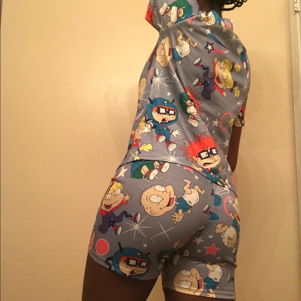 Handmade Gray Rugrats 2 piece set - Picture 2 of 7